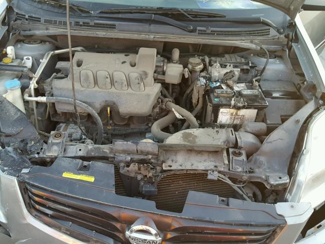 3N1AB6AP5BL612653 - 2011 NISSAN SENTRA 2.0 GRAY photo 7