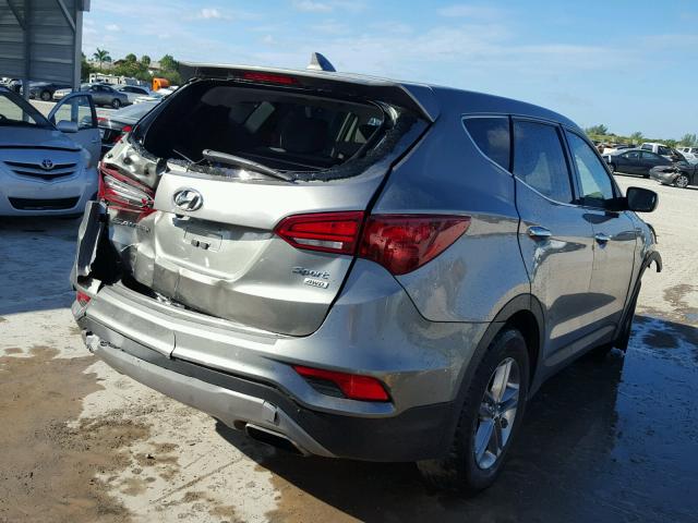 5XYZTDLB2HG388339 - 2017 HYUNDAI SANTA FE S GOLD photo 4