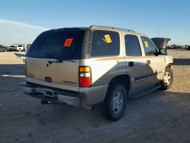 1GNEC13T75R256574 - 2005 CHEVROLET TAHOE C150 GOLD photo 4