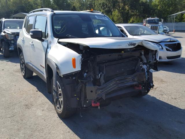 ZACCJBCT4GPC86984 - 2016 JEEP RENEGADE T WHITE photo 1