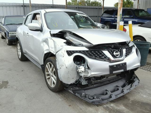 JN8AF5MR7GT605445 - 2016 NISSAN JUKE S SILVER photo 1