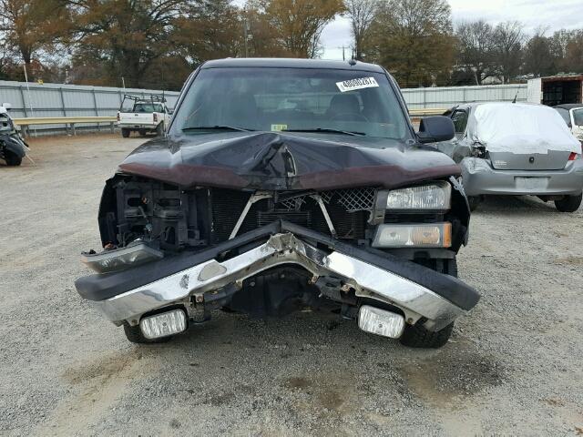 2GCEK13T241361834 - 2004 CHEVROLET SILVERADO BLACK photo 9