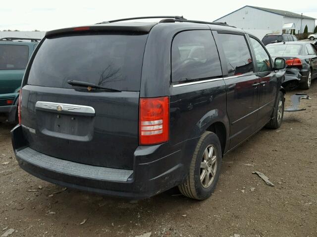 2A8HR54P98R711817 - 2008 CHRYSLER TOWN & COU BLACK photo 4