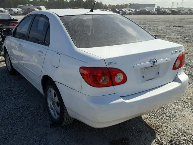 1NXBR32E28Z972448 - 2008 TOYOTA COROLLA CE WHITE photo 3