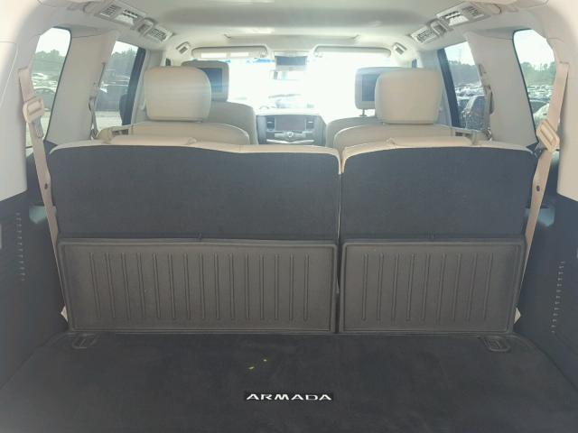 JN8AY2NE6H9701750 - 2017 NISSAN ARMADA PLA WHITE photo 9