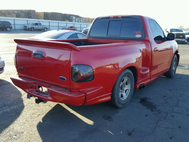 2FTZF0730XCA95068 - 1999 FORD F150 SVT L RED photo 4