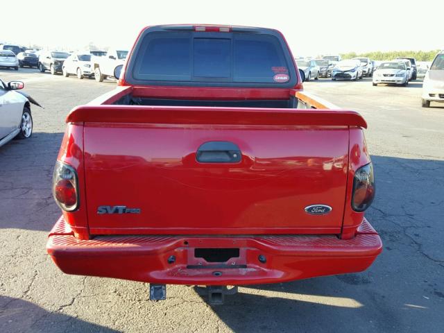 2FTZF0730XCA95068 - 1999 FORD F150 SVT L RED photo 6