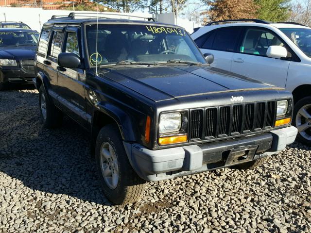 1J4FF48S41L610015 - 2001 JEEP CHEROKEE S BLACK photo 1