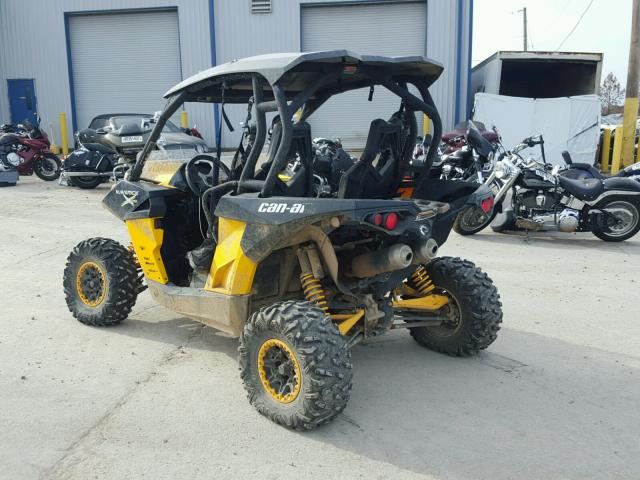 3JBPXLP10EJ000938 - 2014 CAN-AM MAVERICK 1 YELLOW photo 3