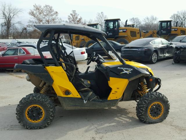 3JBPXLP10EJ000938 - 2014 CAN-AM MAVERICK 1 YELLOW photo 9