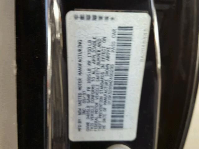 1Y1SK5289WZ406295 - 1998 CHEVROLET GEO PRIZM 黑色 照片 10