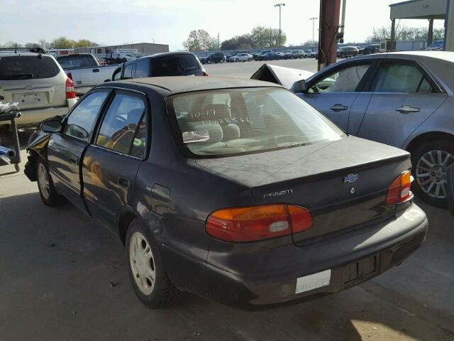 1Y1SK5289WZ406295 - 1998 CHEVROLET GEO PRIZM 黑色 照片 3