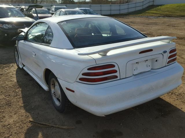 1FALP4042SF189310 - 1995 FORD MUSTANG WHITE photo 3
