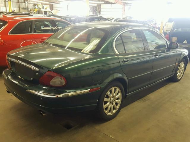 SAJEA51D03XD14491 - 2003 JAGUAR X-TYPE 2.5 GREEN photo 4