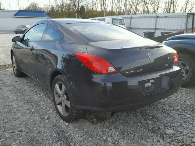 1G2ZH17N684276487 - 2008 PONTIAC G6 GT BLACK photo 3