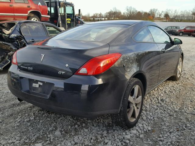 1G2ZH17N684276487 - 2008 PONTIAC G6 GT BLACK photo 4