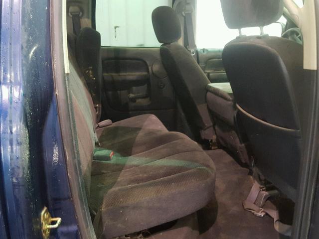 3D7KU28D23G799589 - 2003 DODGE RAM 2500 S BLUE photo 6