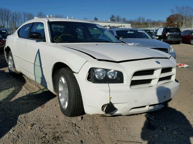 2B3KA43R77H689968 - 2007 DODGE CHARGER SE WHITE photo 1