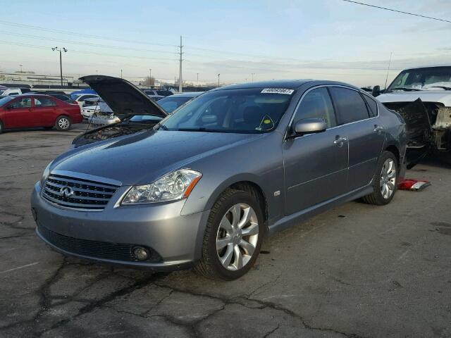 JNKAY01F06M253335 - 2006 INFINITI M35 BASE GRAY photo 2