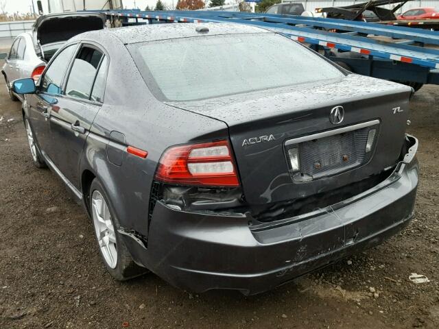 19UUA66208A055906 - 2008 ACURA TL GRAY photo 3