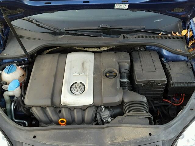 3VWRZ71K79M005127 - 2009 VOLKSWAGEN JETTA SE أزرق صورة 7