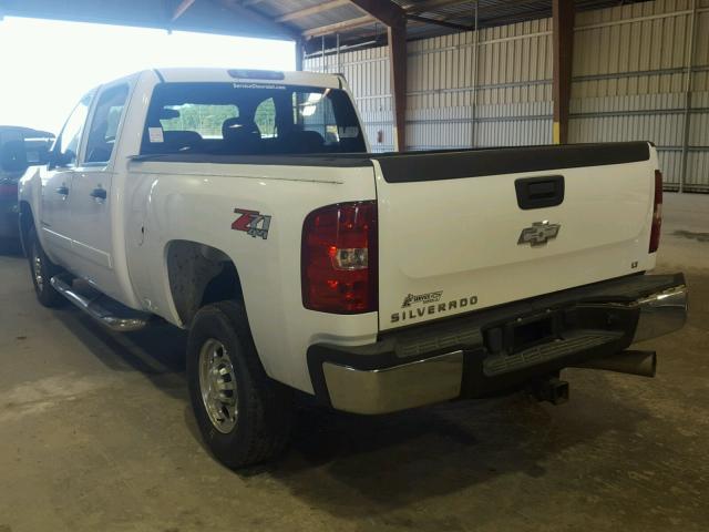 1GCHK23668F217814 - 2008 CHEVROLET SILVERADO WHITE photo 3