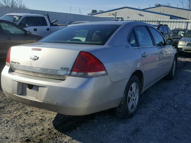 2G1WB55K279127787 - 2007 CHEVROLET IMPALA LS SILVER photo 4