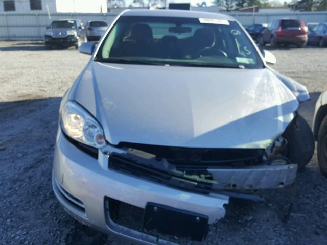 2G1WB55K279127787 - 2007 CHEVROLET IMPALA LS SILVER photo 9