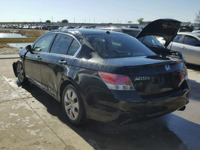 1HGCP26858A154499 - 2008 HONDA ACCORD EXL BLACK photo 3