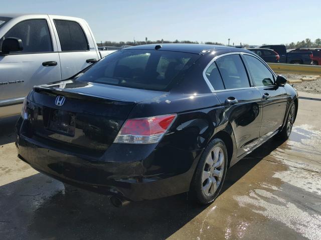 1HGCP26858A154499 - 2008 HONDA ACCORD EXL BLACK photo 4