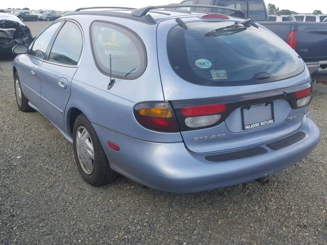 1MELM55U1VA609379 - 1997 MERCURY SABLE GS BLUE photo 3