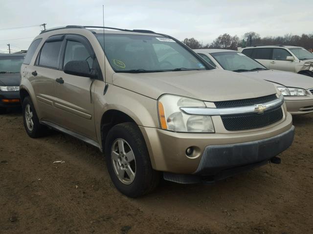 2CNDL23F856166040 - 2005 CHEVROLET EQUINOX LS GOLD photo 1