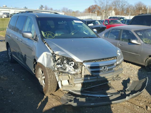 5FNRL387X5B128174 - 2005 HONDA ODYSSEY EX BLUE photo 1