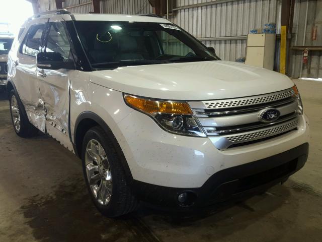 1FM5K7D85DGC09283 - 2013 FORD EXPLORER X WHITE photo 1