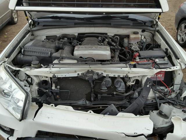 JTEBT17R970066630 - 2007 TOYOTA 4RUNNER LI WHITE photo 7