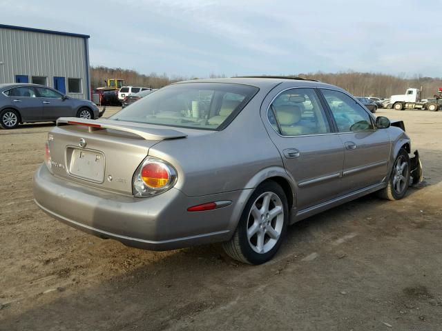 JN1DA31A72T300372 - 2002 NISSAN MAXIMA GLE BEIGE photo 4