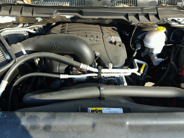 1C6RR6GT1GS231351 - 2016 RAM 1500 SLT WHITE photo 7