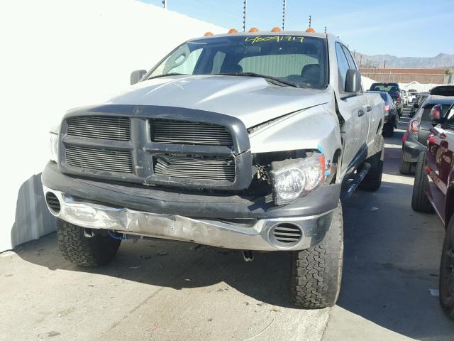 3D7KA28653G753183 - 2003 DODGE RAM 2500 S SILVER photo 2