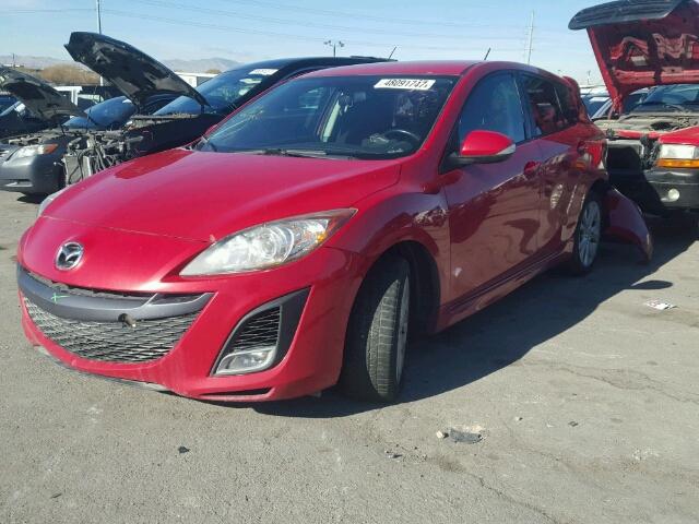 JM1BL1H52A1231533 - 2010 MAZDA 3 S RED photo 2