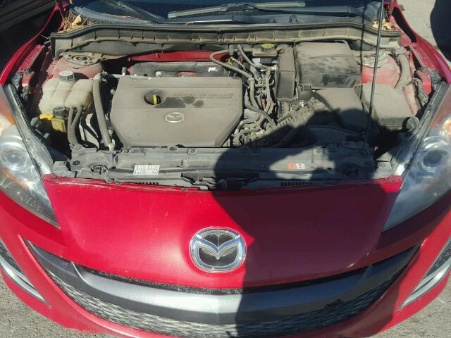 JM1BL1H52A1231533 - 2010 MAZDA 3 S RED photo 7