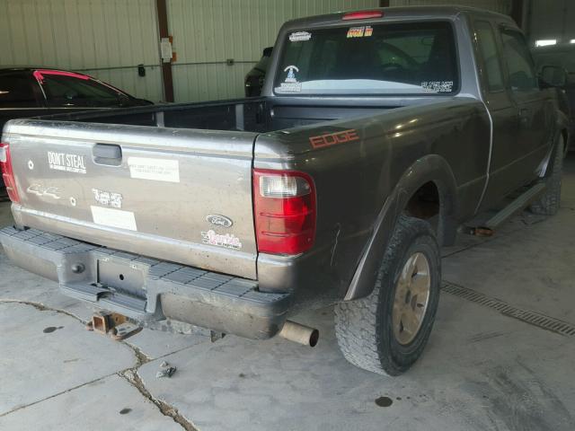 1FTYR15E25PB11781 - 2005 FORD RANGER SUP GRAY photo 4