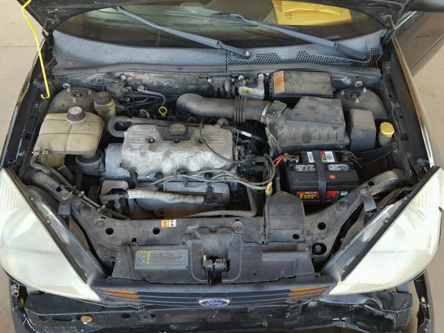 1FAFP34P62W357185 - 2002 FORD FOCUS SE BLACK photo 7