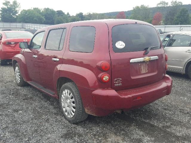 3GNDA13D76S644137 - 2006 CHEVROLET HHR LS Granate foto 3