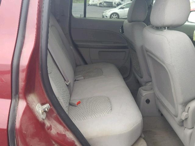 3GNDA13D76S644137 - 2006 CHEVROLET HHR LS Granate foto 6