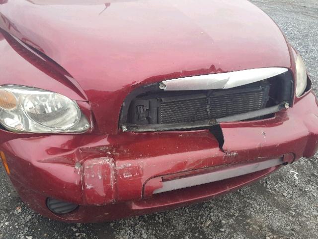 3GNDA13D76S644137 - 2006 CHEVROLET HHR LS Granate foto 9