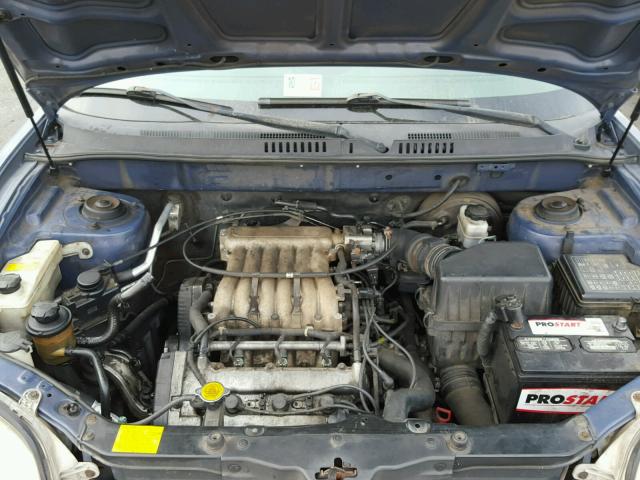 KM8SC73D42U223043 - 2002 HYUNDAI SANTA FE G BLUE photo 7