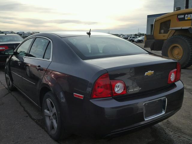 1G1ZC5E17BF258845 - 2011 CHEVROLET MALIBU 1LT CHARCOAL photo 3