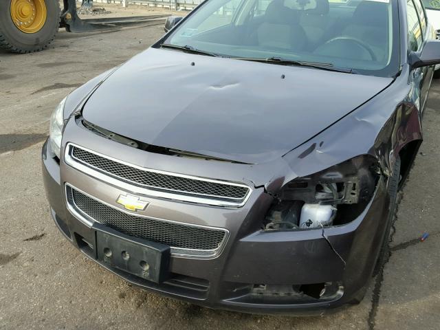 1G1ZC5E17BF258845 - 2011 CHEVROLET MALIBU 1LT CHARCOAL photo 9