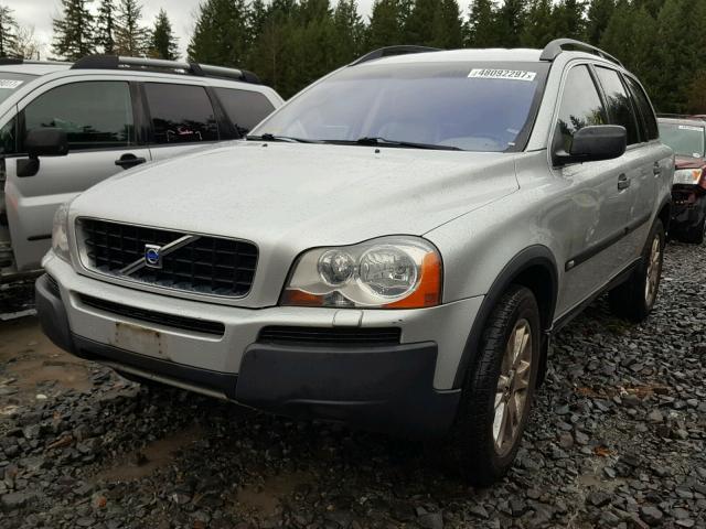 YV1CZ91H841058282 - 2004 VOLVO XC90 T6 SILVER photo 2