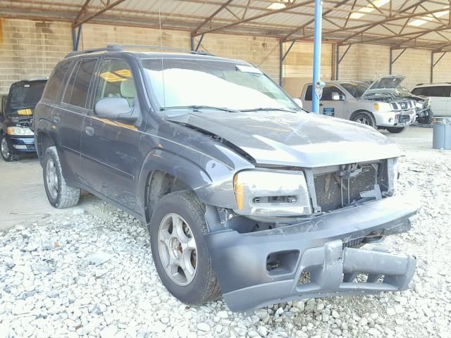 1GNDT13S472209355 - 2007 CHEVROLET TRAILBLAZE GRAY photo 1